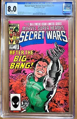 Buy Marvel Super Heroes Secret Wars #12 CGC 8.0.  Marvel Comics 1985 • 31.07£