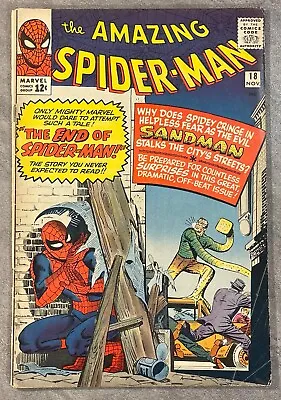 Buy The Amazing Spider-man #18 Nov 1964 *key* First Ned Leeds!* Good+ • 138.56£