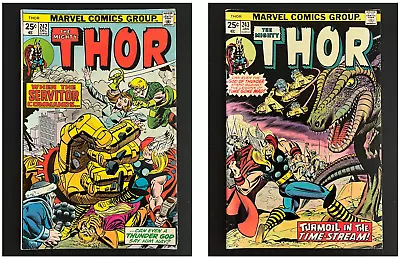 Buy The Mighty Thor #242 & #243 LOT (Marvel, 1975, KEY 1st Time Twisters Appearance) • 9.64£