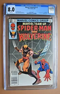 Buy 1982 Marvel Team-Up #117 Spider-Man & Wolverine 1st Professor Power CGC 8.0 VF  • 35.57£