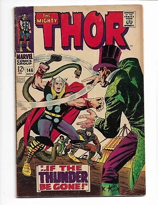 Buy Thor 146 - Vg+ 4.5 - Jane Foster - Sif - Odin - Balder - Princess Python (1967) • 22.49£