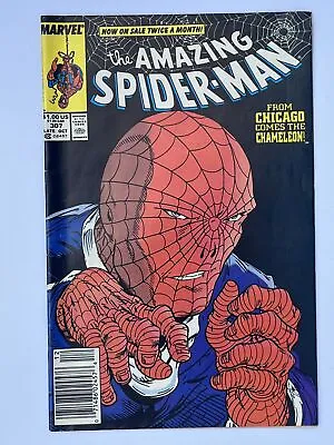 Buy Amazing Spider-Man #307 (1988) Origin Chameleon In 7.0 Fine/Very Fine • 14.29£