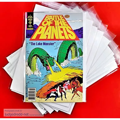 Buy Comic Bags ONLY Size17 Acid-Free Resealable For Regular Gold Key Comics X 25 • 12.98£