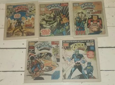 Buy 2000AD Prog 326 327 328 329 All 5 Judge Dredd Comic Issues 1983  • 8£