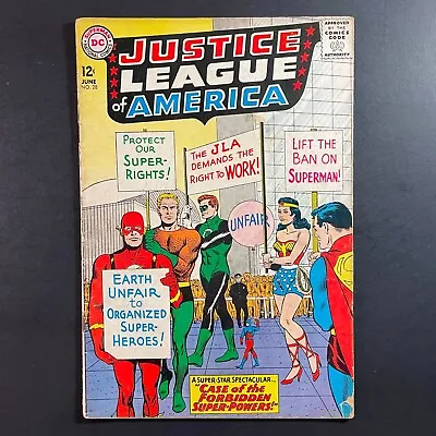 Buy Justice League Of America 28 KEY Silver Age DC 1964 Gardner Fox Sekowsky Comic • 24.07£