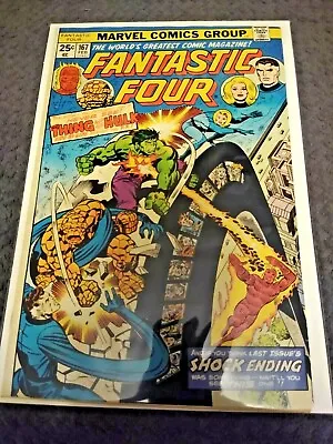 Buy FANTASTIC FOUR #167 VF Hulk & Thing Vs FF- 1976 Marvel Comics - Kirby & Perez • 32.13£