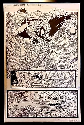 Buy Amazing Spider-Man #312 Pg. 13 By Todd McFarlane 11x17 FRAMED Original Art Print • 47.39£
