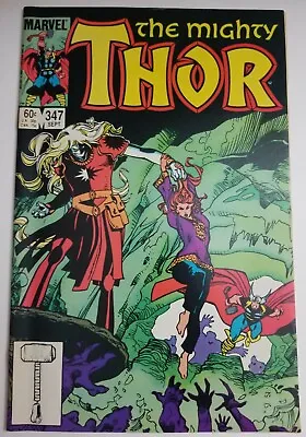 Buy THOR #347 Direct (Marvel Comics, 1984) Balder, Odin, Malekith • 2£