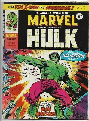 Buy The Mighty World Of Marvel #189 Hulk VG (1976) Marvel Comics UK • 2£