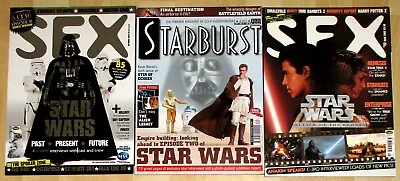 Buy STAR WARS - 3 X Magazine Bundle - Starburst #262, SFX #90, #122 • 8£