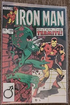 Buy Marvel Comics Iron Man #189 - The Termite 1st Appearance - 1984 - VF  • 4.80£