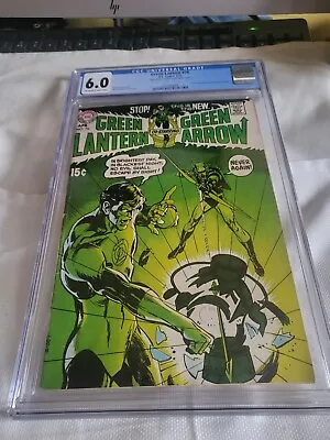 Buy Green Lantern 76- CGC 6.0 Neal Adams DC Comics 1970 Green Arrow Signed By Adams • 600£