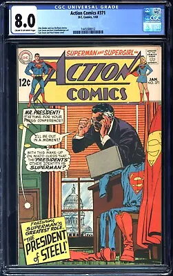 Buy Action Comics #371 Dc Comics 1969 Silver Age Cgc 8.0 Graded! Swan/neal Adams Cvr • 78.74£