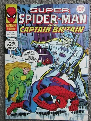 Buy Marvel UK  Spider Man And Captain Britain Comic #245  19th October 1977 • 8£