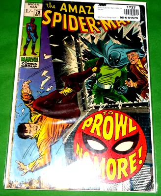 Buy Amazing_spiderman 79# 2nd Prowler _to Prowl No_more Sticker On Top Not On Cover  • 48.95£