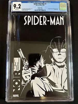 Buy Spider-Man Noir #1 CGC 9.2 Variant Cover 1st App Of Spiderman Noir Marvel White • 111.21£