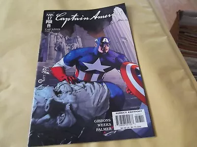 Buy Captain America Vol 4 #17 Cap Lives (Part 1) : Marvel Comics : November 2003 • 1.99£