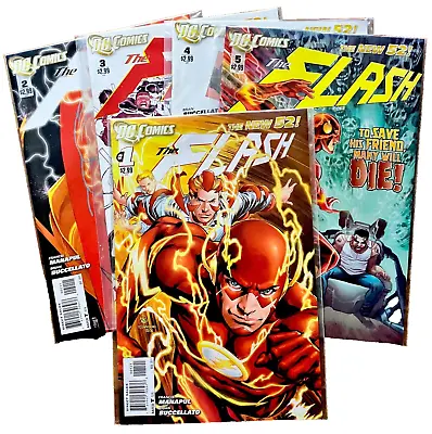 Buy The Flash – New 52 – Issues #1 - 5 – 2011 – 1st Issue Variant 2 Reis/Townsend • 11.99£
