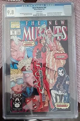 Buy 1991 NEW MUTANTS # 98 CGC 9.8 NM/MINT  1st DEADPOOL & DOMINO -  White Pages 🗝 • 1,181.96£