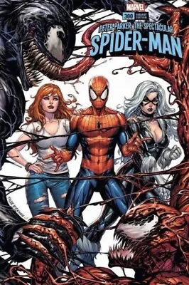 Buy PETER PARKER THE SPECTACULAR SPIDER-MAN #300 (2018) Tyler Kirkham Trade Variant • 14.18£
