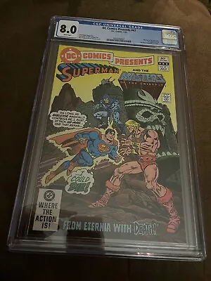 Buy DC COMICS Superman And MOTU #47  CGC 8.0. White Pg. 1st Appearance Of Heman • 166.03£