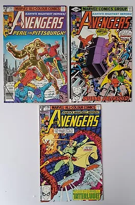 Buy Avengers #192-#194, Marvel Comics 1980, 3 Issue Bundle, Bronze Age • 12.99£