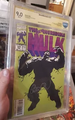 Buy Incredible Hulk #377 CBCS 9.0 3rd Print 1st Appearance Of Professor Hulk Signed • 356.66£