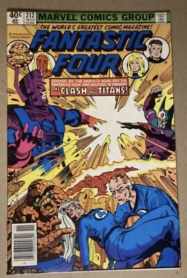 Buy Fantastic Four 212 Marvel Comic 1979 VF/NM 2nd Appearance Terrax • 11.04£