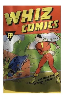 Buy WHIZ COMICS #2 FACSIMILE  FOIL  MEGACON EXCLUSIVE VARIANT 1st SHAZAM IN HAND • 64.02£