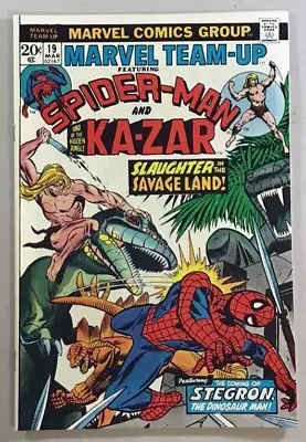 Buy Marvel Team-Up #19 1974 Spider-Man Ka-Zar NM+ 9.6 • 50.46£
