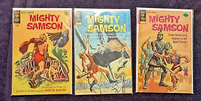 Buy MIGHTY SAMSON  Lot Of 3 Gold Key Comics 17 22 28 • 8.24£