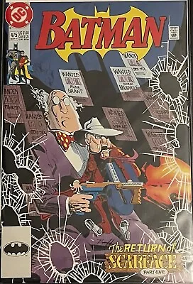 Buy Batman #475 “The Return Of Scarface” Doug Moench (1992) DC Comics • 10£