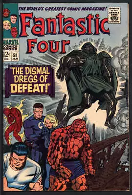 Buy Fantastic Four #58 5.5 // Dr Doom Cover Marvel Comics 1967 • 57.57£