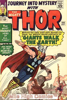 Buy THOR  (1962 Series) (#83-125 JOURNEY INTO MYSTERY, 126-502) #104 Very Good • 257.26£