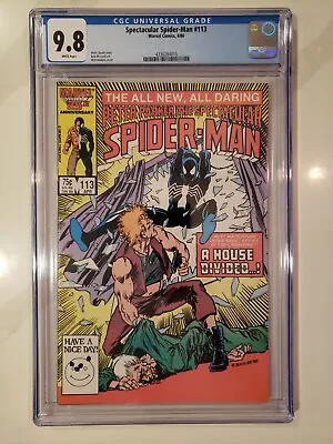 Buy Spectacular Spider-Man 113 CGC 9.8 Marvel Comics 1986 • 93.83£