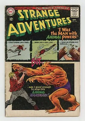 Buy Strange Adventures #180 GD+ 2.5 1965 1st App. And Origin Animal Man • 130.09£
