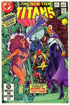 Buy New Teen Titans #23 (1982) 1st App Both Adrian Chase (Vigilante) And Blackfire!! • 19.76£