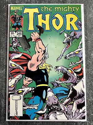 Buy The Mighty Thor #346 | Casket Of Ancient Winters | VF+ | B&B (Marvel 1984) • 2.75£