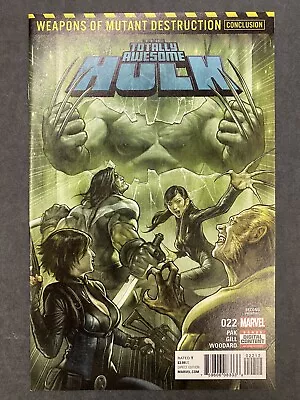 Buy Totally Awesome Hulk #22: RARE 2nd PRINT, 1ST WEAPON H (Marvel, 2016) • 43.65£