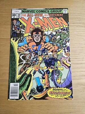 Buy Uncanny X-Men #107 Marvel Comics 1st Full Team Appearance Of Starjammers VFN/NM • 109.99£