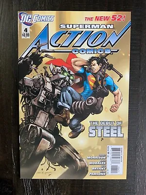 Buy Action Comics (2011 Vol. 2) #4 NM Comic Featuring Superman! • 1.58£