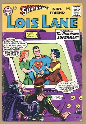 Buy Superman's Girlfriend Lois Lane 49 VG- Schaffenberger! Strong Bear! 1964 DC U741 • 10.25£