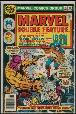Buy Marvel Comics MARVEL DOUBLE FEATURE #16 Reprints Tales Of Suspense #92 99 FN 6.0 • 3.21£