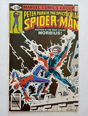 Buy Marvel Peter Parker The Spectacular Spider-Man #38 Bronze Age 1979 Comic Morbius • 7.99£
