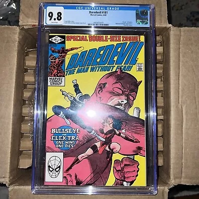 Buy Daredevil #181 CGC 9.8 1982 Key Issue Rare! • 152.63£