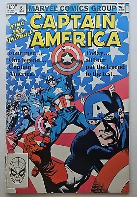 Buy Captain America Annual #6 (1982) Bronze Age Marvel VF/NM • 2.57£