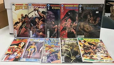 Buy Wonder Woman Lot Of 10 Assorted Issue DC Universe VF To NM Great Reader Lot! • 26.76£