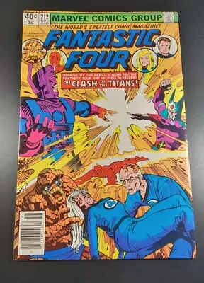 Buy Fantastic Four #212 - Marvel, 1979 -  2nd Terrax The Tamer - Galactus - Newstand • 11.99£
