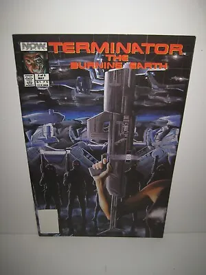 Buy Terminator The Burning Earth #1 Now Comics 1990 1st Alex Ross • 7.84£