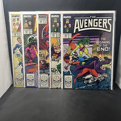 Buy Marvel Avengers Comic Book Lot Of 5 Issue #’s 296 297 298 299 & 300 (B15)(8) • 11.98£